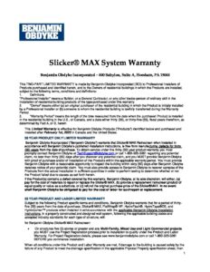Slicker-MAX-System-WTY-30-or-35-YR_010121 REV 02.2023 B