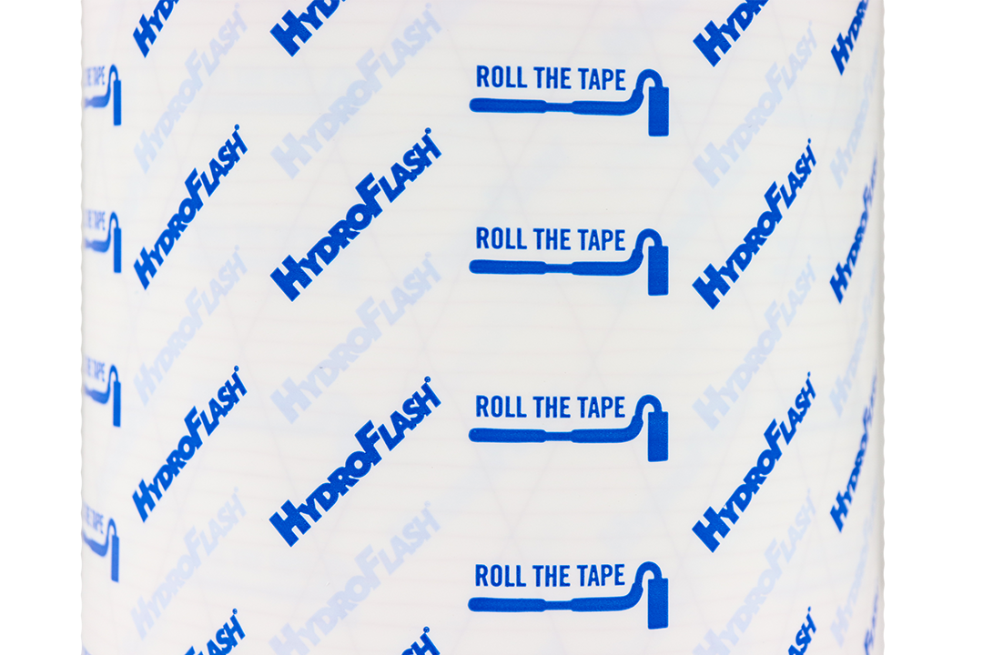 Up-close shot of HydroFlash GP with words 'Roll the tape' on the surface