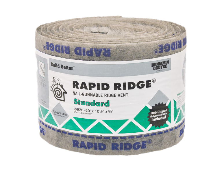 Rapid Ridge® Ridge Vent - Benjamin Obdyke