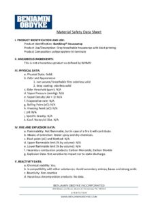 BenWrap®_MSDS 06.2026